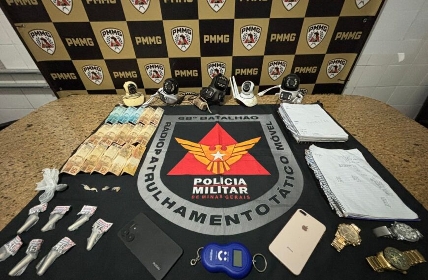 Operação da PM termina com apreensão de adolescentes e prisão de foragido em Leopoldina