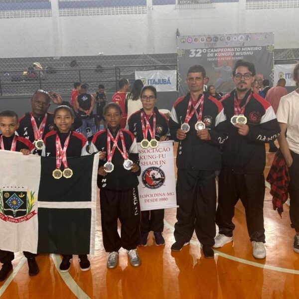 Equipe de Leopoldina se destaca no Mineiro de Kung Fu e garante classificação para o Brasileiro