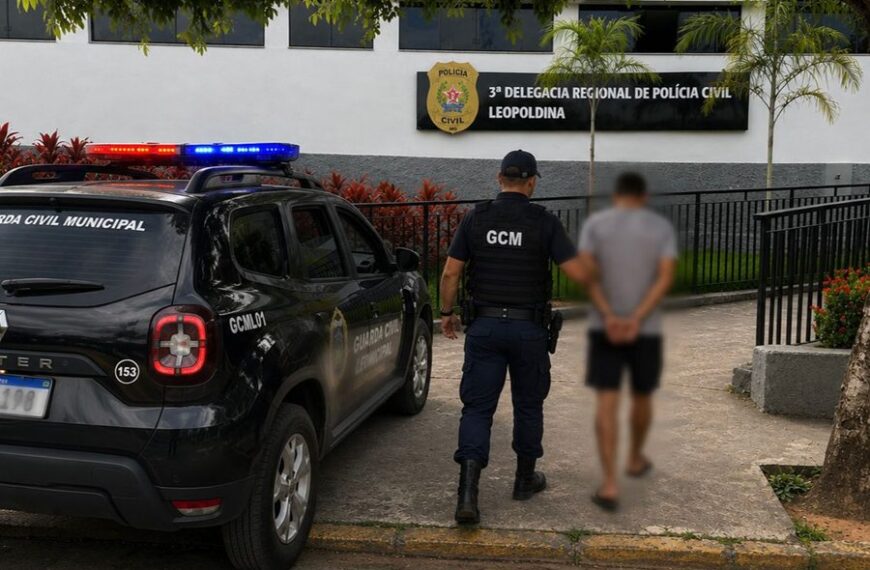 Homem é preso por descumprir medida protetiva e invadir casa da avó em Leopoldina