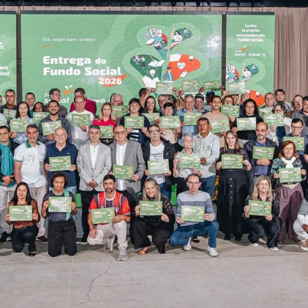 Sicredi distribui Fundo Social e beneficia 63 entidades em 17 cidades da região