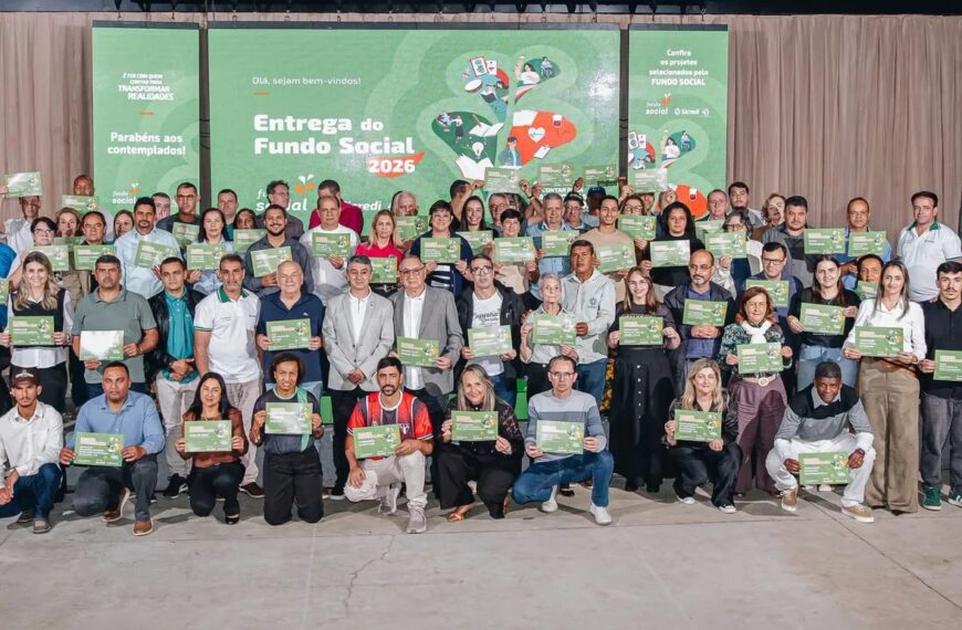 Sicredi distribui Fundo Social e beneficia 63 entidades em 17 cidades da região