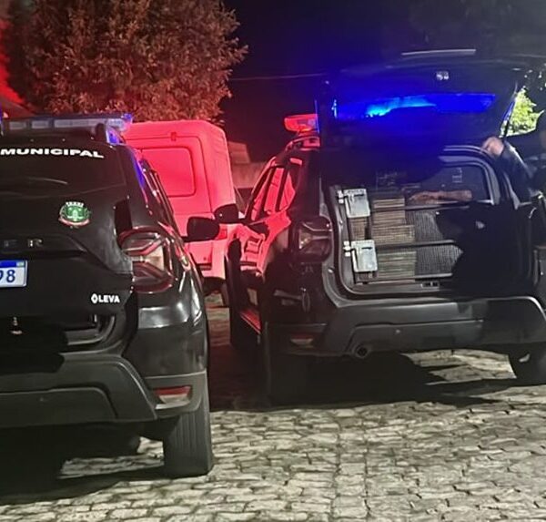 Saque de carga na Vileta em Leopoldina termina com dois presos e apreensão de 56 caixas de biscoitos