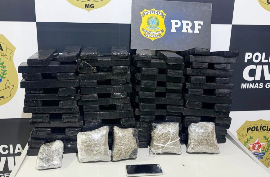 Operação conjunta da Polícia Civil e PRF apreende cerca de 200 quilos de drogas destinados a Muriaé