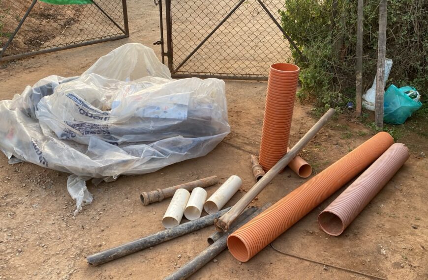 Homem é preso após furtar materiais de obra pública em Leopoldina