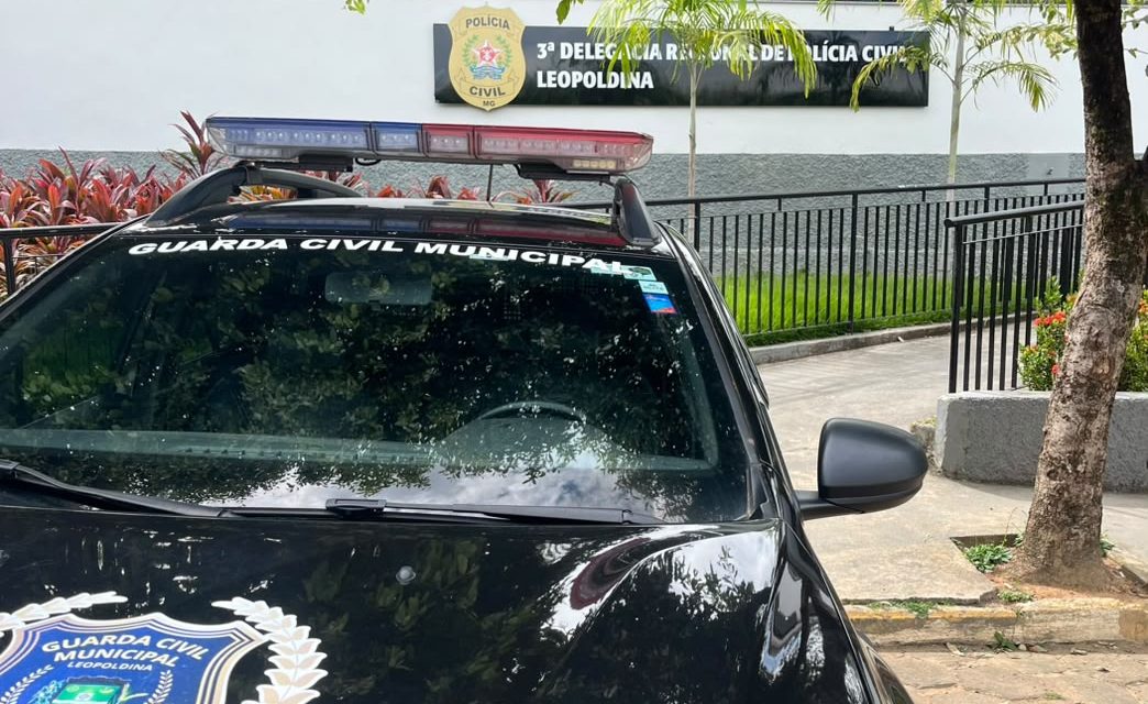 Homem é detido pela GCM após furto de garrafa de conhaque em comércio de Leopoldina
