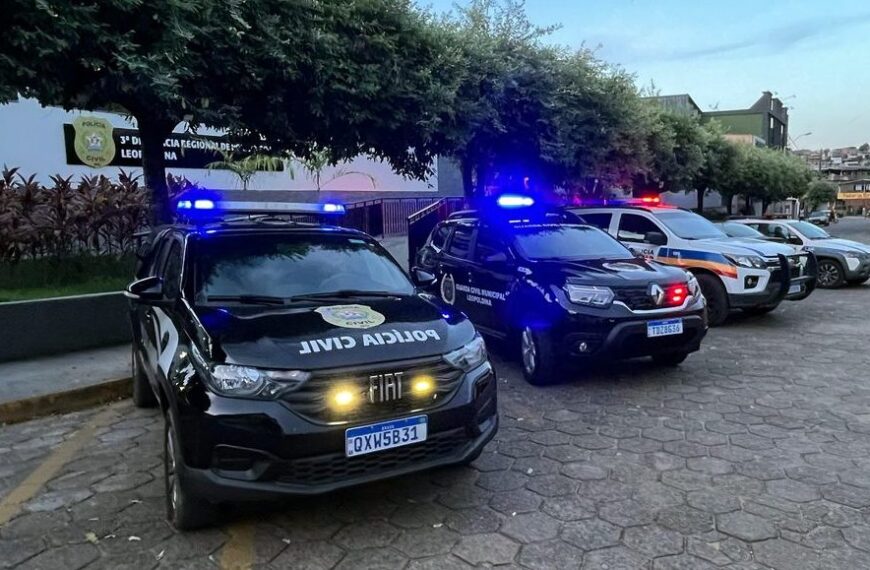 Casal é preso por tráfico de drogas durante operação em Leopoldina