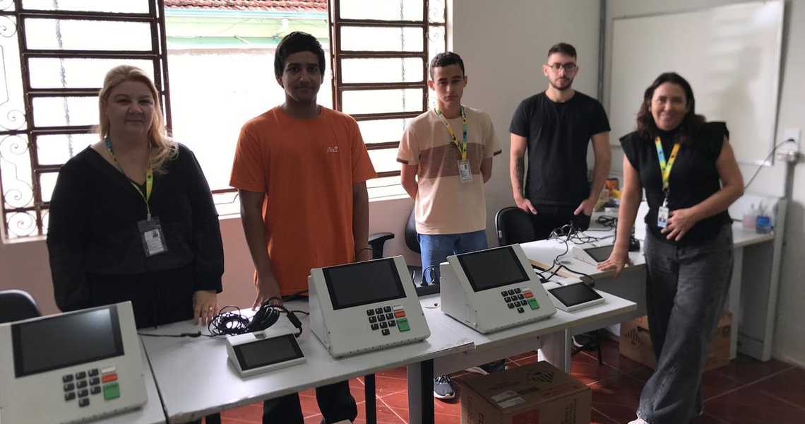Leopoldina inicia preparação das urnas eletrônicas para as Eleições 2026