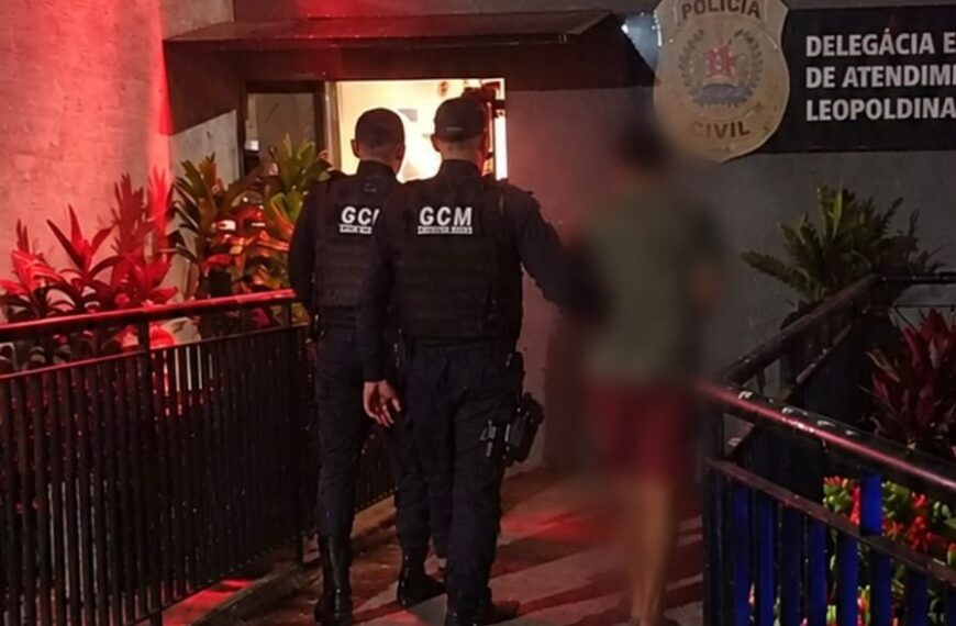 GCM prende homem que ameaçava pessoas com faca e pedras em Leopoldina