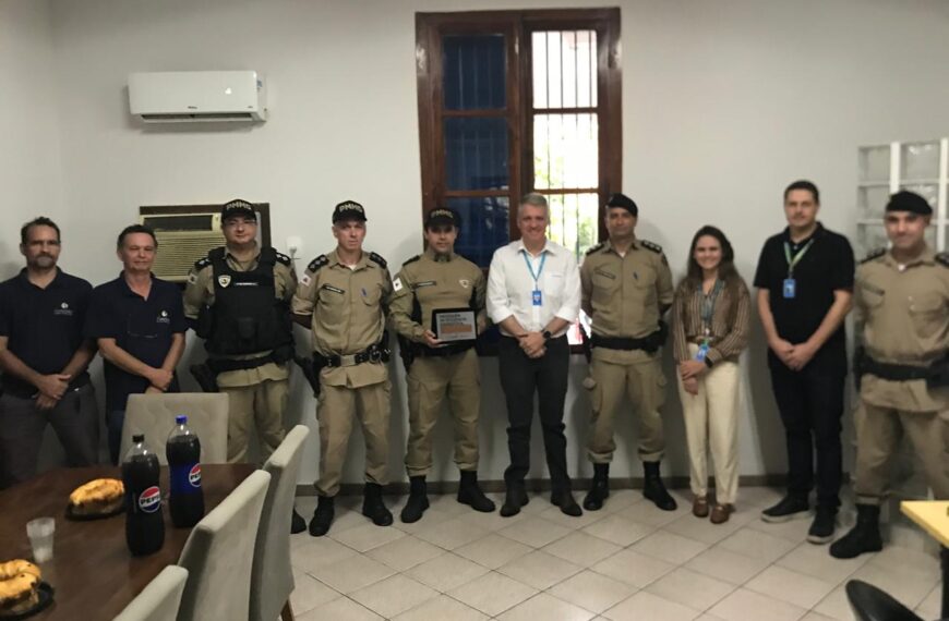 Energisa investe R$ 245 mil em projeto que beneficia o 68º Batalhão da PM de Leopoldina
