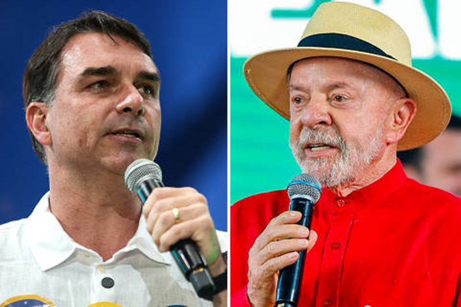 Flávio Bolsonaro e Lula disputarão o segundo turno das eleições presidenciais